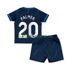 Chelsea Trøje Cole Palmer 20 Børn Udebane Fodboldsæt 2023-2024 Kortærmet
