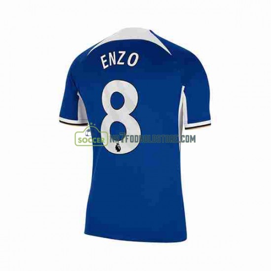 Chelsea Trøje Enzo Fernandez 8 Mænd Hjemmebane Fodboldsæt 2023-2024 Kortærmet