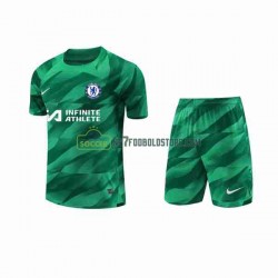 Chelsea Trøje Målmand Børn 3. Valg Fodboldsæt 2023-2024 Kortærmet