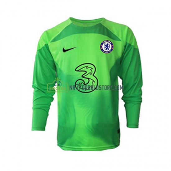 Chelsea Trøje Målmand Mænd 3. Valg Fodboldsæt 2022-2023 Langærmet