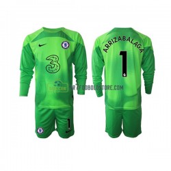 Chelsea Trøje Kepa Arrizabalaga 1 Målmand Børn 3. Valg Fodboldsæt 2022-2023 Langærmet