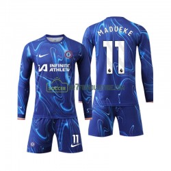 Chelsea Trøje Madueke 11 Børn Hjemmebane Fodboldsæt 2024-2025 Langærmet