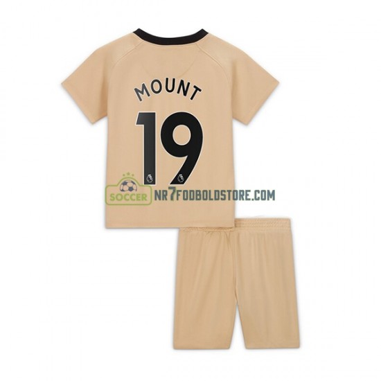 Chelsea Trøje Mount 19 Børn 3. Valg Fodboldsæt 2022-2023 Kortærmet