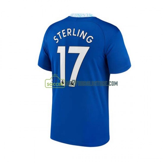 Chelsea Trøje Raheem Sterling 17 Mænd Hjemmebane Fodboldsæt 2022-2023 Kortærmet