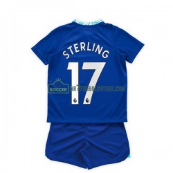 Chelsea Trøje Raheem Sterling 17 Børn Hjemmebane Fodboldsæt 2022-2023 Kortærmet