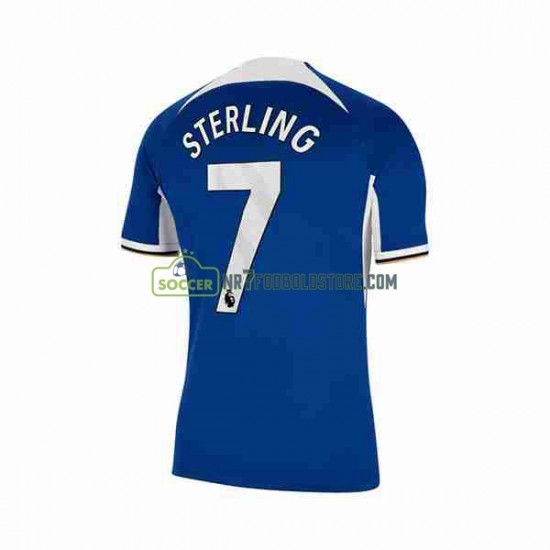Chelsea Trøje Raheem Sterling 7 Mænd Hjemmebane Fodboldsæt 2023-2024 Kortærmet