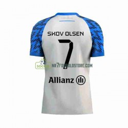 Club Brugge Trøje Andreas Skov Olsen 7 Mænd Udebane Fodboldsæt 2023-2024 Kortærmet