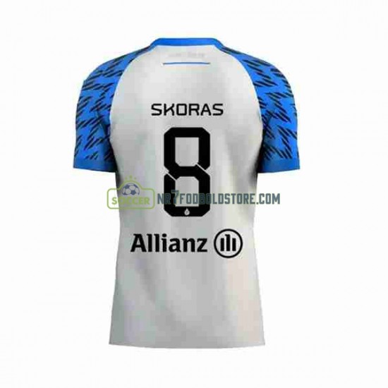 Club Brugge Trøje Michal Skoras 8 Mænd Udebane Fodboldsæt 2023-2024 Kortærmet