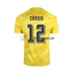 Corinthians Trøje Cassio 12 Målmand Mænd Udebane Fodboldsæt 2023-2024 Kortærmet