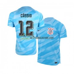 Corinthians Trøje Cassio 12 Målmand Mænd Hjemmebane Fodboldsæt 2023-2024 Kortærmet