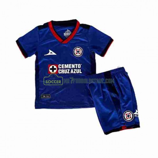 Cruz Azul Trøje Børn Hjemmebane Fodboldsæt 2023-2024 Kortærmet
