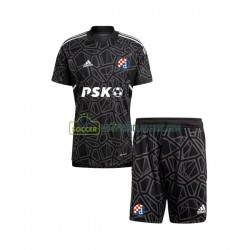 Trøje Dinamo Zagreb Målmand Børn Hjemmebane Fodboldsæt 2022-2023 Kortærmet