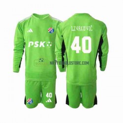 Dinamo Zagreb Trøje Livakovic 40 Målmand Børn Hjemmebane Fodboldsæt 2023-2024 Langærmet