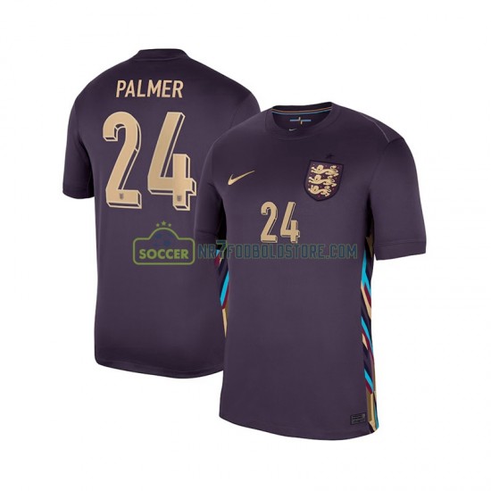 England Trøje Cole Palmer 24 Mænd Udebane Fodboldsæt 2024 Kortærmet