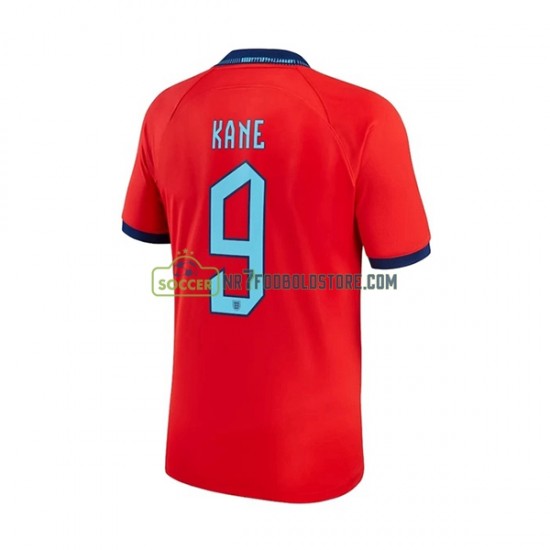 England Trøje Kane 9 Mænd Udebane Fodboldsæt VM i fodbold 2022 Kortærmet