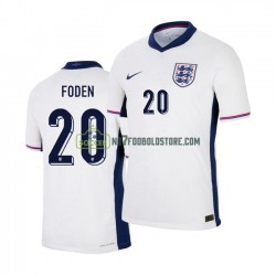England Trøje Phil Foden 20 Mænd Hjemmebane Fodboldsæt Euro 2024 Kortærmet