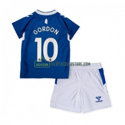 Everton Trøje FC Gordon 10 Børn Hjemmebane Fodboldsæt 2022-2023 Kortærmet