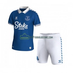 Everton Trøje Børn Hjemmebane Fodboldsæt 2023-2024 Kortærmet