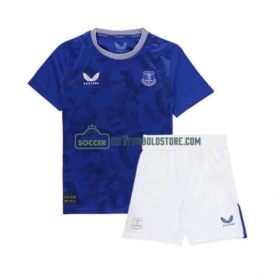 Everton Trøje Børn Hjemmebane Fodboldsæt 2024-2025 Kortærmet