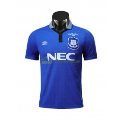 Everton Trøje Retro Hjemmebane Fodboldsæt 1995 Kortærmet 