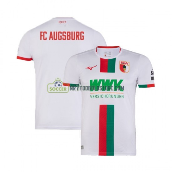 Trøje FC Augsburg Mænd Hjemmebane Fodboldsæt 2023-2024 Kortærmet