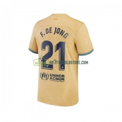 FC Barcelona Trøje Frenkie de Jong 21 Mænd Udebane Fodboldsæt 2022-2023 Kortærmet