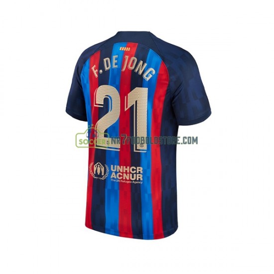 FC Barcelona Trøje Frenkie de Jong 21 Mænd Hjemmebane Fodboldsæt 2022-2023 Kortærmet