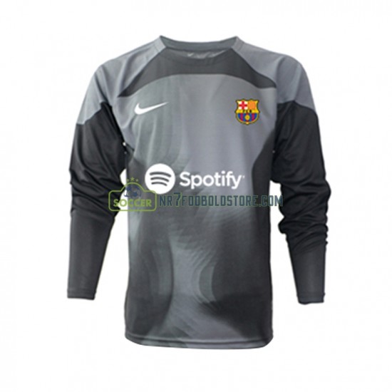 FC Barcelona Trøje Målmand Mænd Udebane Fodboldsæt 2022-2023 Langærmet