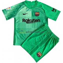 FC Barcelona Trøje Målmand Børn 3 Valg Fodboldsæt 2021-2022 Kortærmet