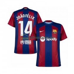 FC Barcelona Trøje Joao Felix 14 Mænd Hjemmebane Fodboldsæt 2023-2024 Kortærmet