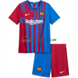 FC Barcelona Trøje Børn Hjemmebane Fodboldsæt 2021-2022 Kortærmet 