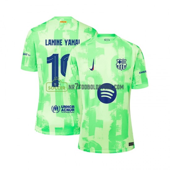 FC Barcelona Trøje LAMINE YAMAL 19 UCL Font Mænd 3. Valg Fodboldsæt 2024-2025 Kortærmet