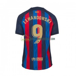 FC Barcelona Trøje Lewandowski 9 Mænd Hjemmebane Fodboldsæt 2022-2023 Kortærmet
