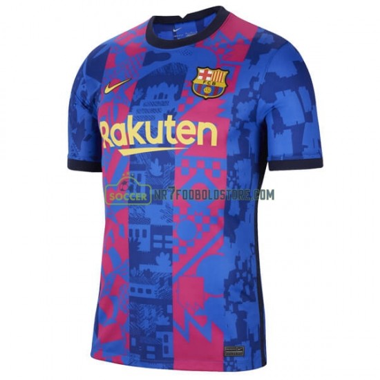 FC Barcelona Trøje 3 Valg Fodboldsæt 2021-2022 Kortærmet 