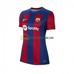 FC Barcelona Trøje Dame Hjemmebane Fodboldsæt 2023-2024 Kortærmet