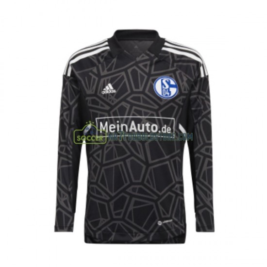 FC Schalke 04 Trøje Målmand Mænd Hjemmebane Fodboldsæt 2022-2023 Langærmet