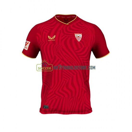 Sevilla FC Trøje Mænd Udebane Fodboldsæt 2023-2024 Kortærmet