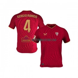 Sevilla FC Trøje Sergio Ramos 4 Mænd Udebane Fodboldsæt 2023-2024 Kortærmet