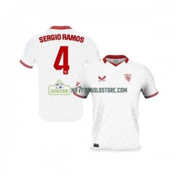 Sevilla FC Trøje Sergio Ramos 4 Mænd Hjemmebane Fodboldsæt 2023-2024 Kortærmet