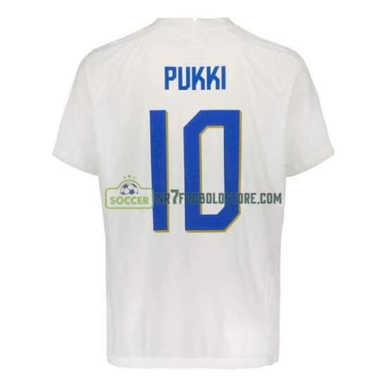 Finland Trøje PUKKI 10 Hjemmebane Fodboldsæt 2022 Kortærmet