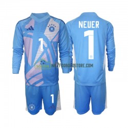 Tyskland Trøje Manuel Neuer 1 Målmand Børn 4. Valg Fodboldsæt 2024-2025 Langærmet