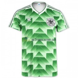Tyskland Trøje Retro Udebane Fodboldsæt 1990 Kortærmet 