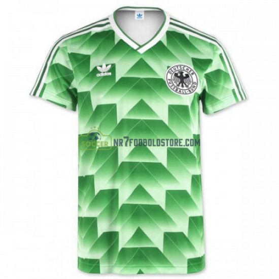 Tyskland Trøje Retro Udebane Fodboldsæt 1990 Kortærmet 