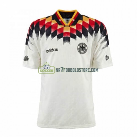 Tyskland Trøje Retro Hjemmebane Fodboldsæt 1994 Kortærmet 