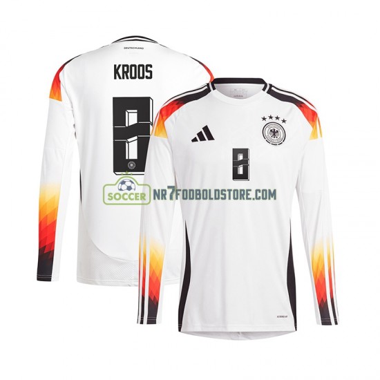 Tyskland Trøje Toni Kroos 8 Mænd Hjemmebane Fodboldsæt Euro 2024 Langærmet