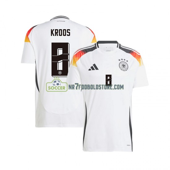 Tyskland Trøje Toni Kroos 8 Mænd Hjemmebane Fodboldsæt Euro 2024 Kortærmet