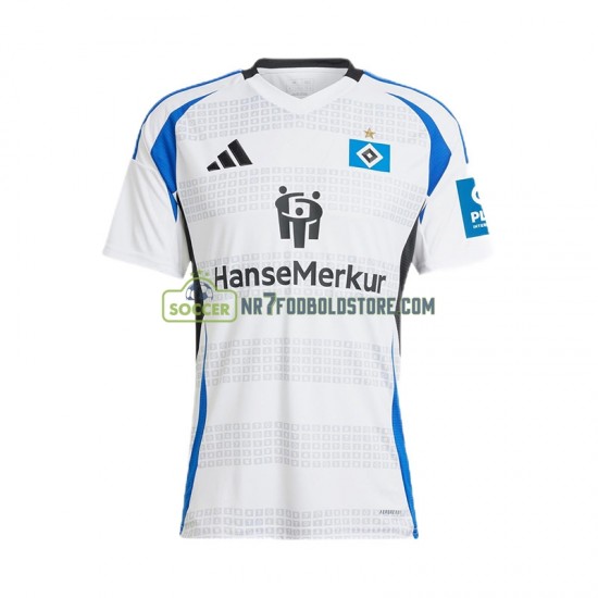 Hamburger SV Trøje Mænd Hjemmebane Fodboldsæt 2024-2025 Kortærmet