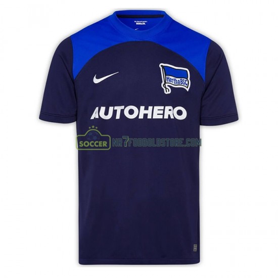 Hertha BSC Trøje Mænd Udebane Fodboldsæt 2022-2023 Kortærmet