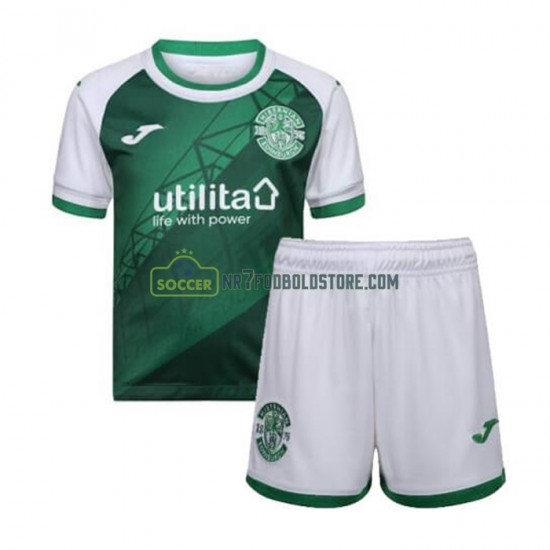 Hibernian Trøje Børn Hjemmebane Fodboldsæt 2022-2023 Kortærmet