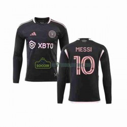 Inter Miami Trøje Lionel Messi 10 Mænd Udebane Fodboldsæt 2023-2024 Langærmet